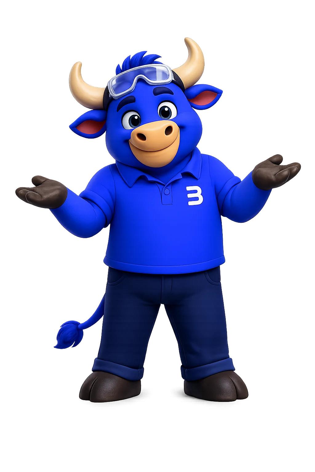 Bulkman mascot waves